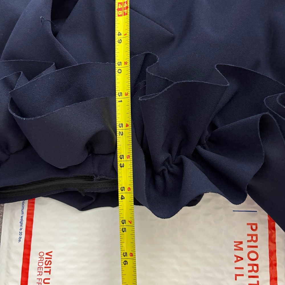 Xscape Navy Off-Shoulder Maxi Dress - Picture 10 of 11